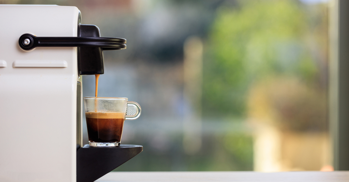 coffee maker close up