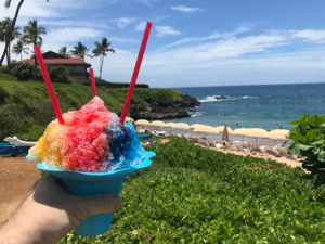 Hawaiian Shaved Ice in Maui